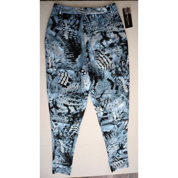 Marciano x Guess Women Sz 6 Blue Satin Hi-Rise Fantasy Flight Studio Pants - Picture 2 of 12